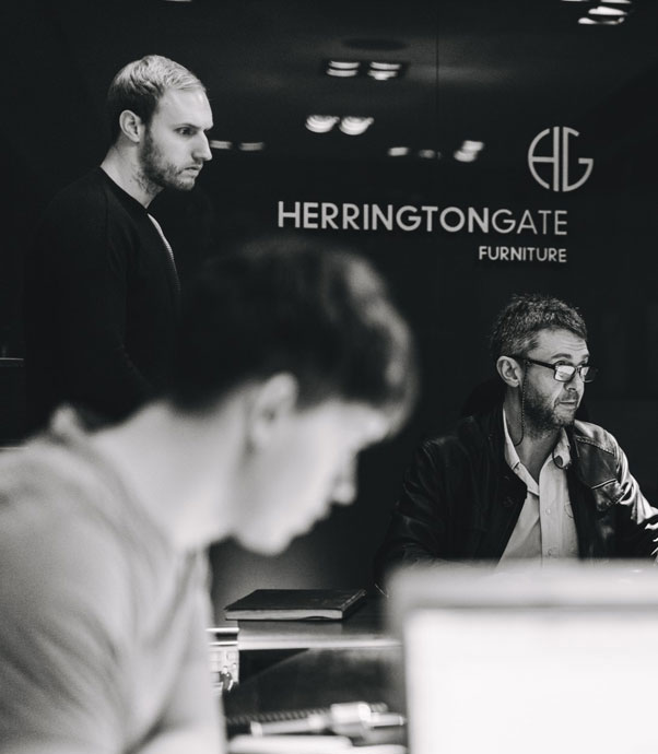 Herrington Gate Furniture man working machine