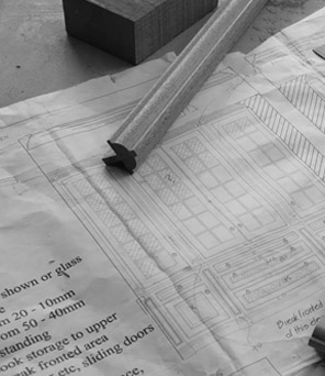 Sanding Furniture Closeup