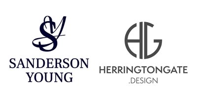 Dawson and Sanderson logo next to Herrington Gate Logo