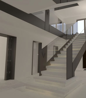 Contemporary Mansion Interior Design Project Image